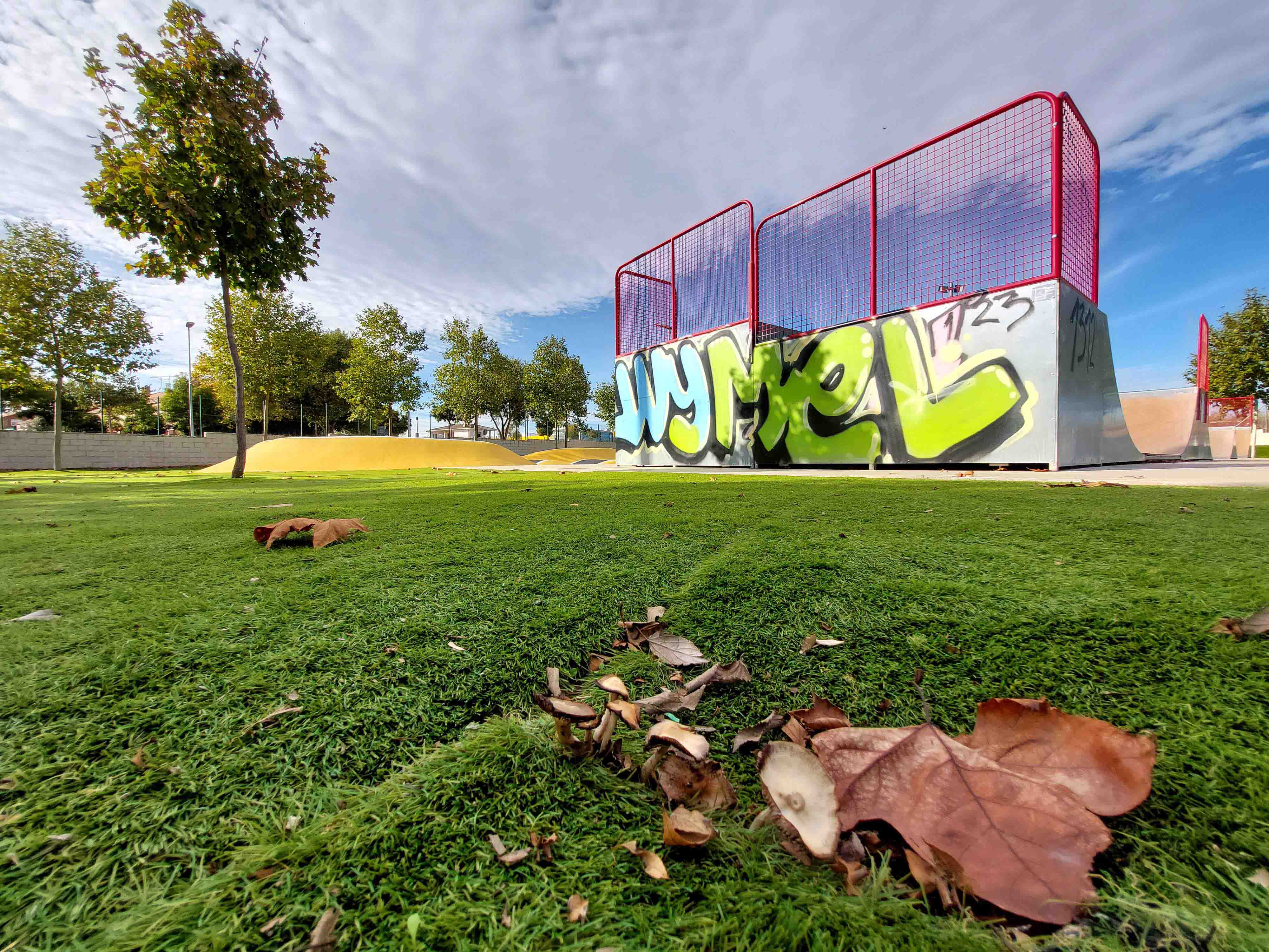 EL PARQUE SE VISTE DE OTOÑO