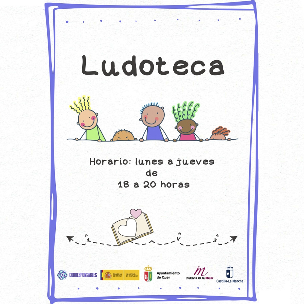 En octubre, vuelve la Ludoteca en el curso 2024-2025, ya en el nuevo Centro Cultural de Quer