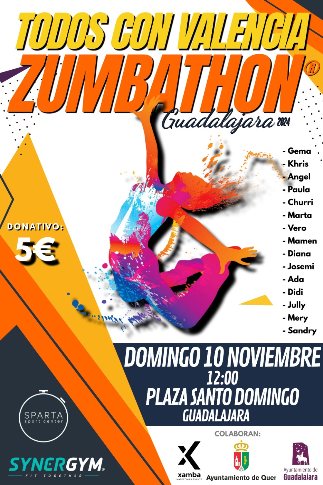 Todos con Valencia. Zumbathon