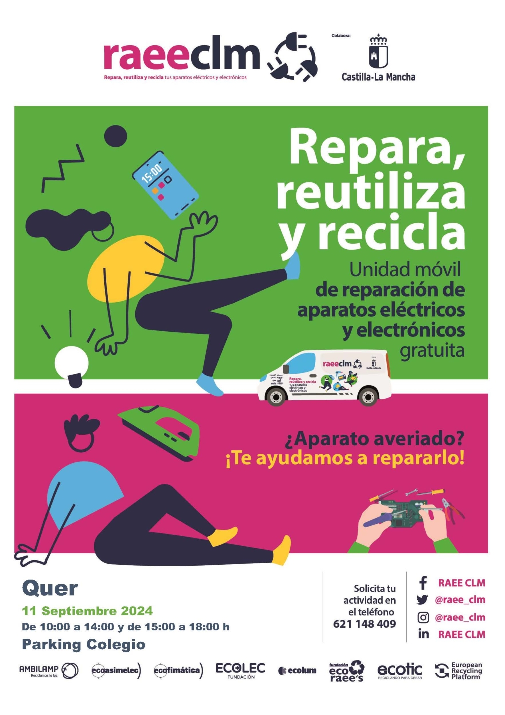 ¿Un aparato averiado? Este miércoles te ayudan a repararlo en el taller &#039;Repara, reutiliza y recicla&#039;