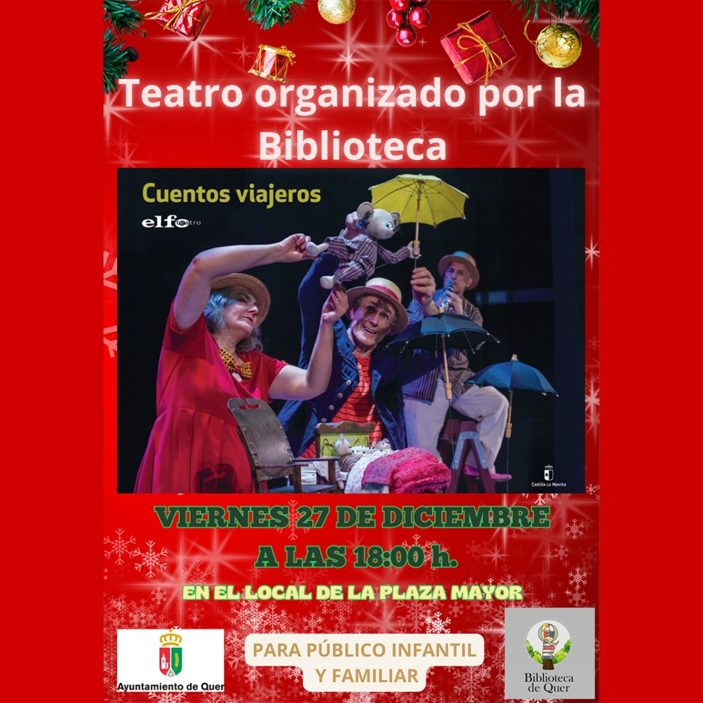 Navidad 2024-2025. ELFOS TEATRO “CUENTOS VIAJEROS”